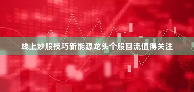 线上炒股技巧新能源龙头个股回流值得关注